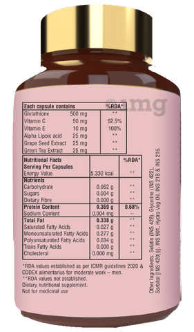 rda glutathione Glutathione-Responsive Fragmentation of Heteronorbornadiene-Based Thiovinyl Sulfones in Glioma Cells Buy HealthKart Hk Vitals Glutathione
