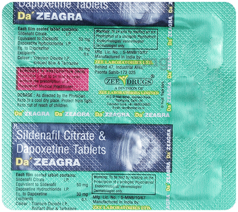 DA Zeagra Tablet image