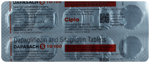 Dapasach S 10mg/100mg Tablet