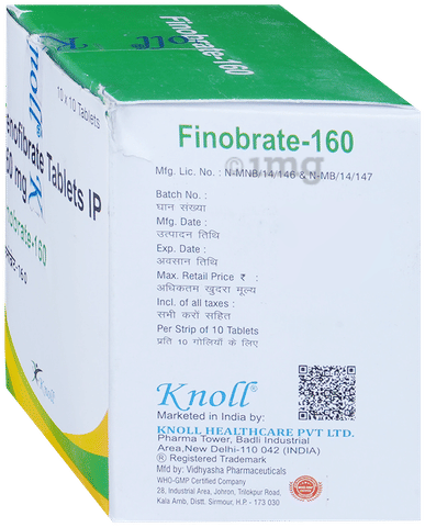 Finobrate 160 Tablet image