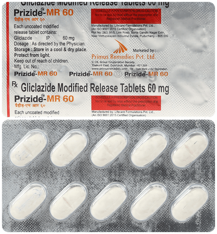 Prizide 60mg Tablet MR