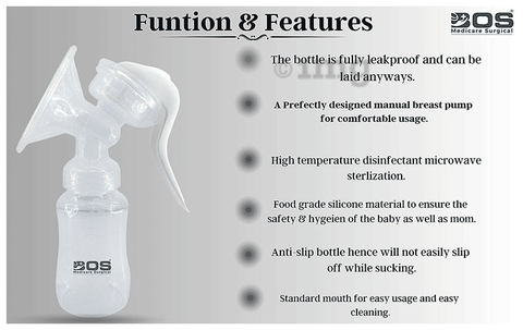 Feeding pump top for baby