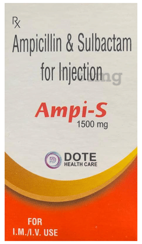 Ampi-S 1500mg Injection image