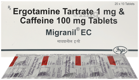 Migranil EC 1mg/100mg Tablet image