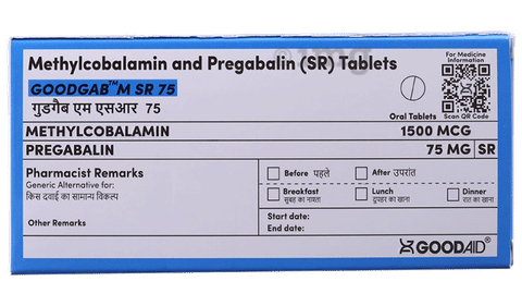 Goodgab M SR 75 Tablet image Goodgab M SR 75 Tablet image