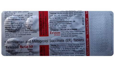 Telcred Beta 50 Tablet ER image Telcred Beta 50 Tablet ER image