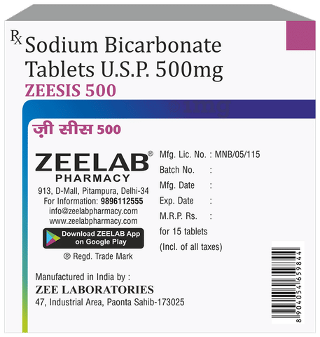 Zeesis 500 Tablet image Zeesis 500 Tablet image