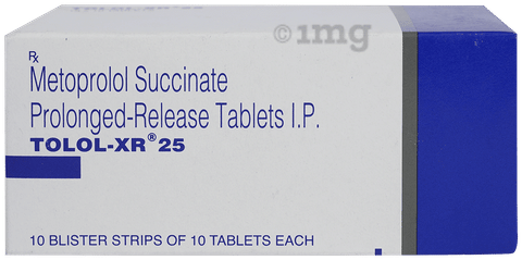 Tolol -XR 25 Tablet image Tolol -XR 25 Tablet image