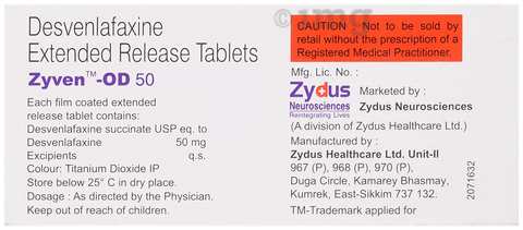Zyven-OD 50 Tablet ER image