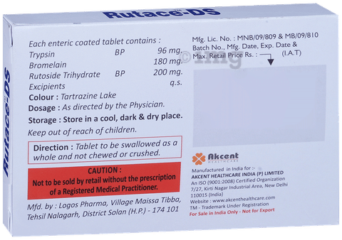 Rutace-DS Tablet image