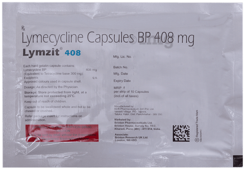Lymzit 408mg Capsule image Lymzit 408mg Capsule image