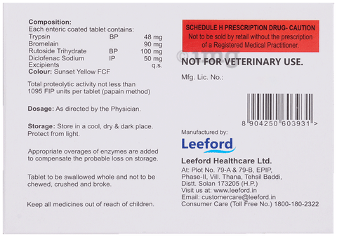 Chymomerg D Tablet image