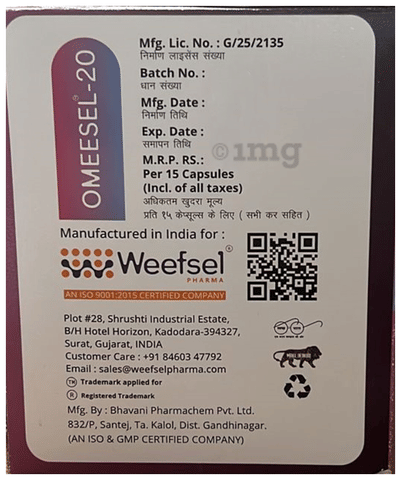 Omeesel 20 Capsule image