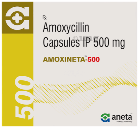 Amoxineta 500 Capsule image Amoxineta 500 Capsule image