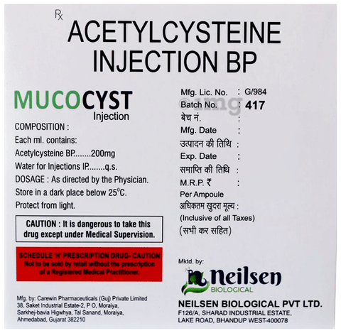 Mucocyst Injection image Mucocyst Injection image