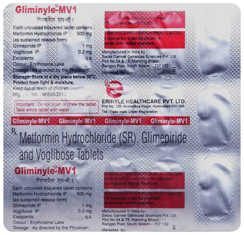 Gliminyle-MV1 Tablet SR image