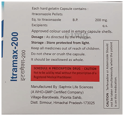 Itramax 200 Capsule image
