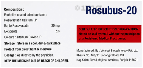 Rosubus 20 Tablet image Rosubus 20 Tablet image