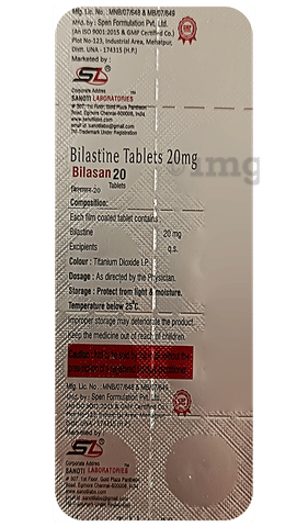 Bilasan 20 Tablet image