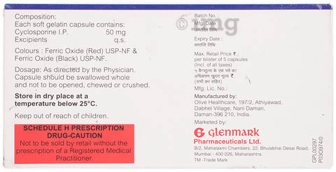 Pasilow 50mg Capsule image Pasilow 50mg Capsule image