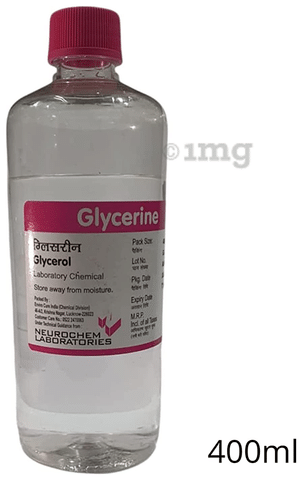 400gm Glycerin Liquid at Rs 45/bottle, Skin Care Glycerin in Mumbai