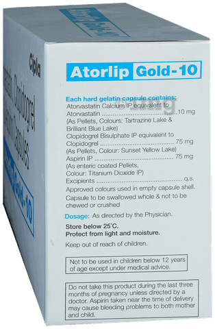 Atorlip Gold 10 Capsule image