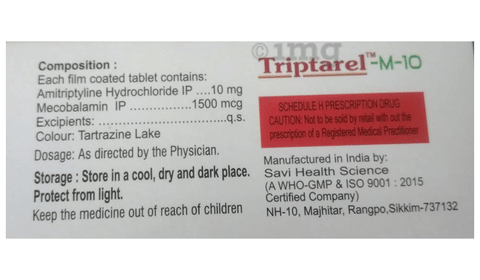 Triptarel-M 10 Tablet image
