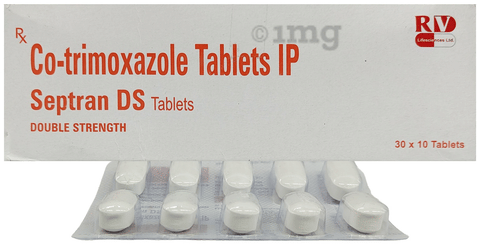 Septran DS 800mg/160mg Tablet image Septran DS 800mg/160mg Tablet image