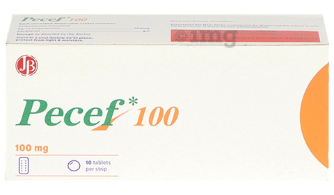 Pecef 100mg Tablet DT image