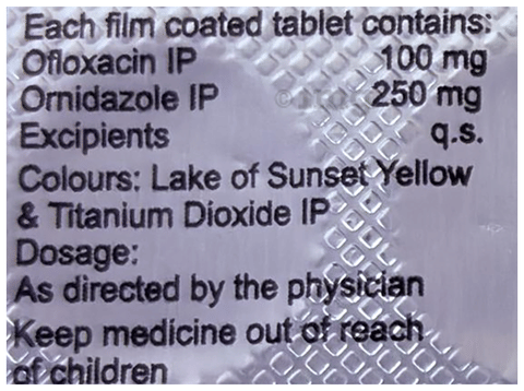 Oflomac-OZ 100 Tablet image Oflomac-OZ 100 Tablet image
