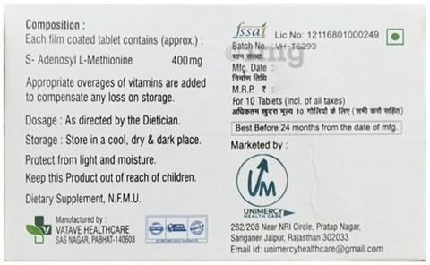 Lenosam 400mg Tablet image