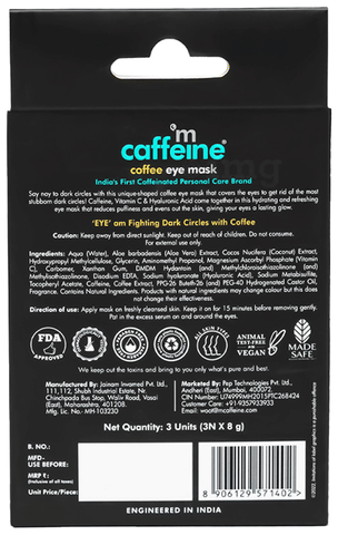mCaffeine Coffee Eye Mask image