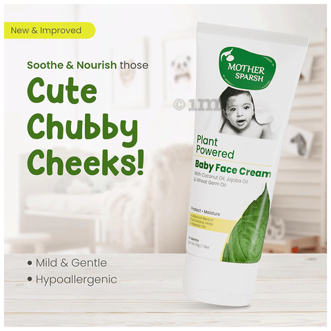 Mother Sparsh Plant Powered Natural Baby Face Cream: Buy tube of