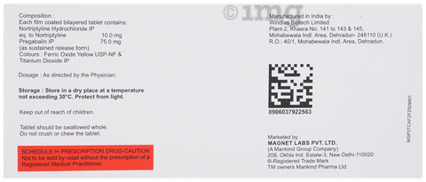 Biggaba NT 75mg/10mg Tablet SR image