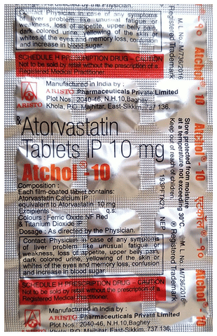 Atchol 10 Tablet image