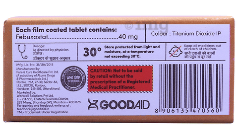 Goodxostat 40 Tablet image