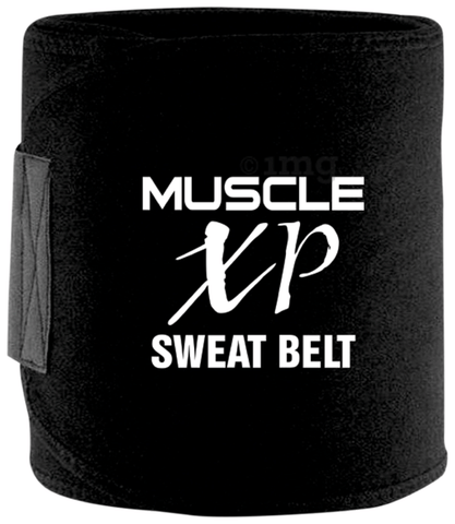 MuscleXP DrFitness+ Sweat Belt for Men & Women, Burns Fat & Promotes Weight  Loss Black Large: Buy box of 1.0 Unit at best price in India