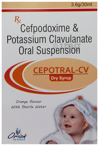 Cepotral-CV Dry Syrup Orange