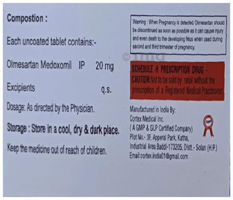 Vriolme 20 Tablet image Vriolme 20 Tablet image
