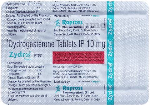 Zydro 10mg Tablet image