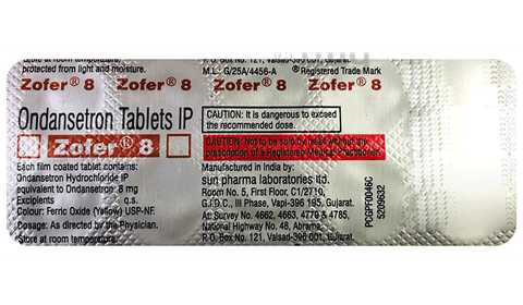 Zofer 8mg Tablet image