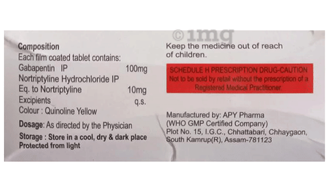 Gabavais NT 100 Tablet image