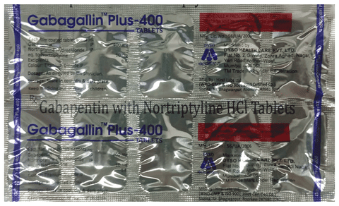 Gabagallin Plus 400 Tablet image Gabagallin Plus 400 Tablet image