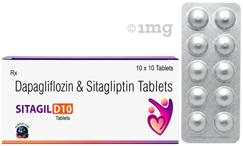 Sitagil D 10 Tablet image Sitagil D 10 Tablet image