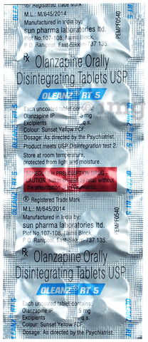 Oleanz RT 5 Tablet image