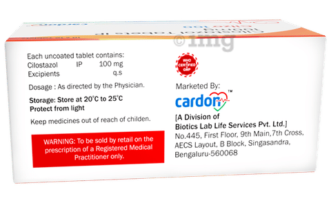 Cilzo 100mg Tablet image