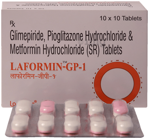 Laformin GP 1mg Tablet image