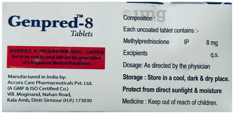 Genpred 8 Tablet image Genpred 8 Tablet image