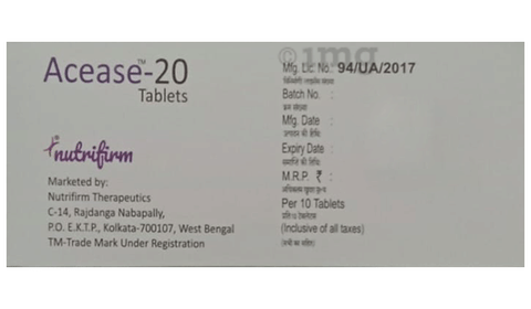 Acease 20 Tablet image