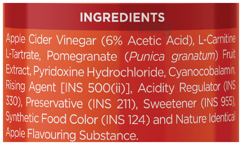 Nakpro Nutrition Apple Cider Vinegar with Mother+L-Carnitine Effervescent  Tablet Apple: Buy bottle of 15.0 Effervescent Tablet at best price in India 